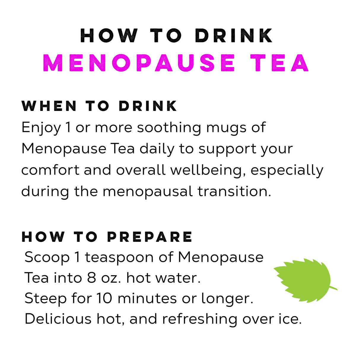 Menopause Support Tea