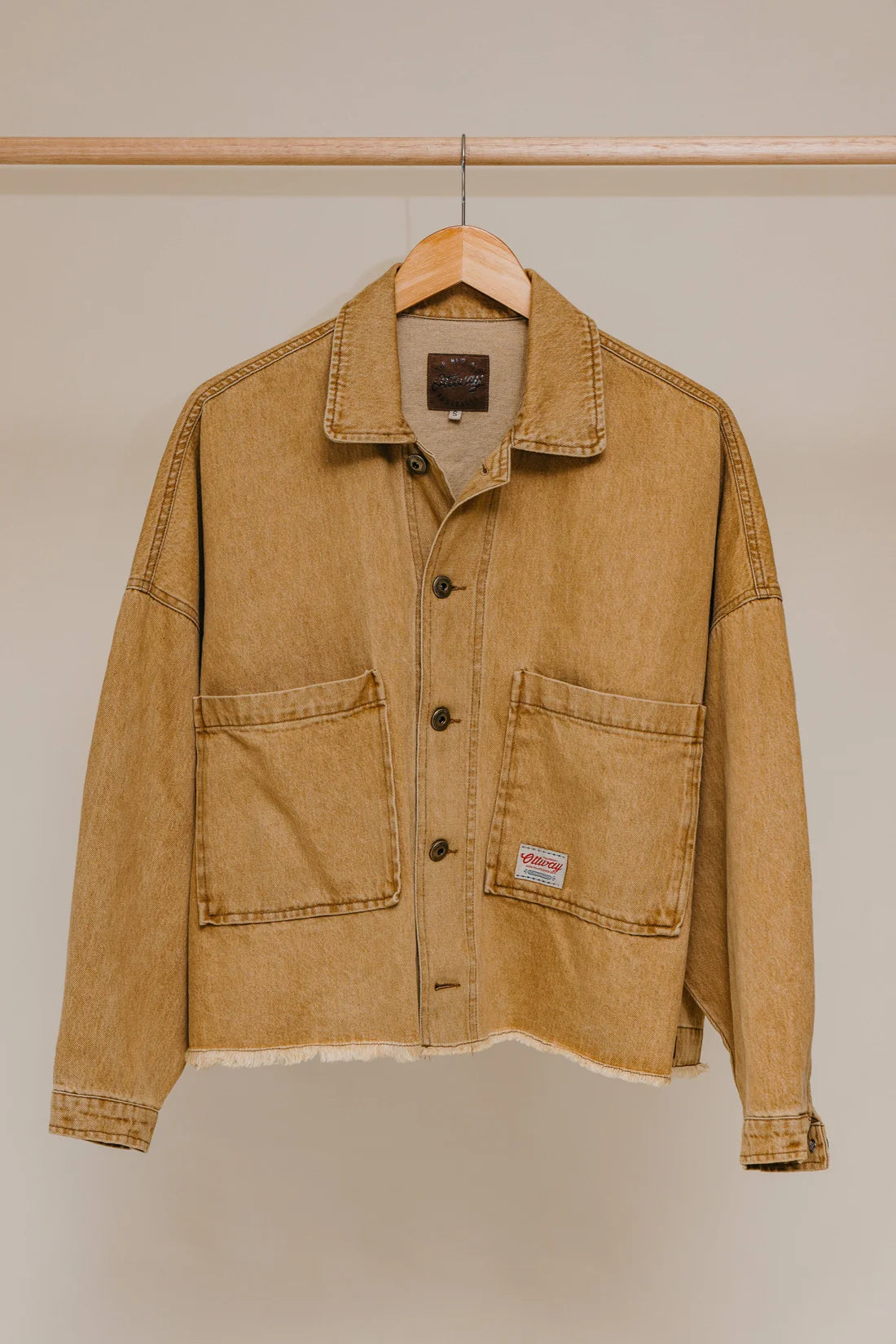 Weston Denim Jacket: Mustard *Unisex