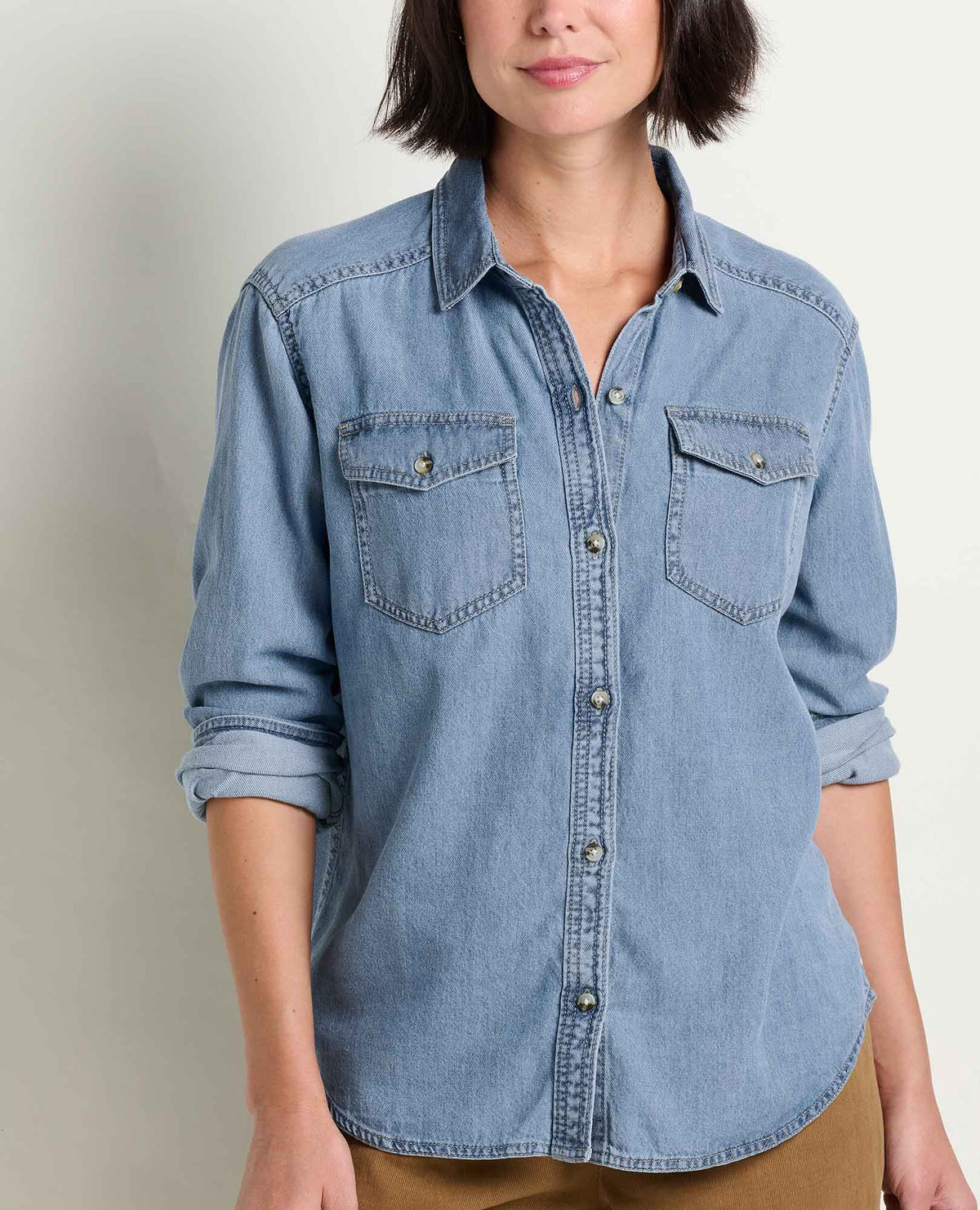 W’s Piñon Soft Denim LS Shirt - Bar Harbor (F26)