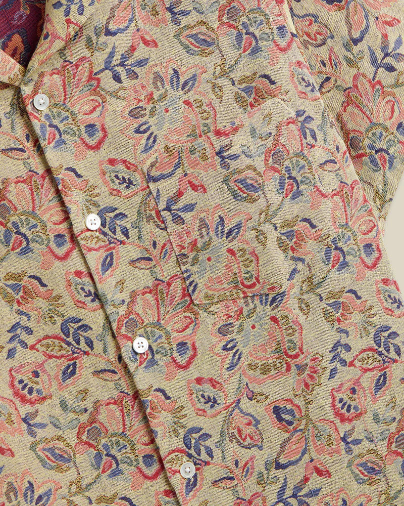 Tapestry Flowers Button Up (S26)