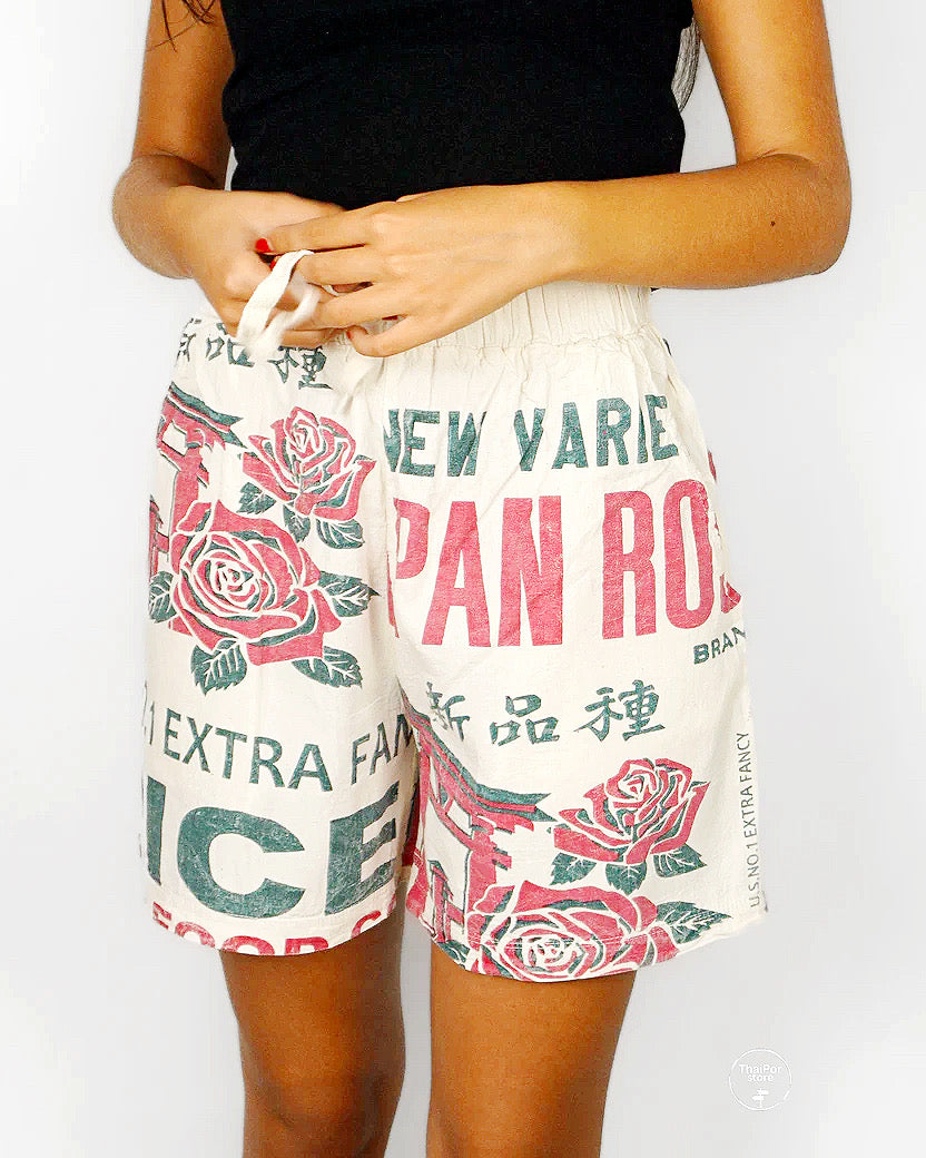 Pink Rose Shorts Unisex