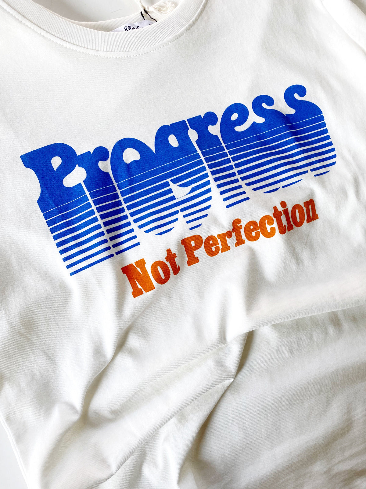 Progress Not Perfection | Fitted Crewneck