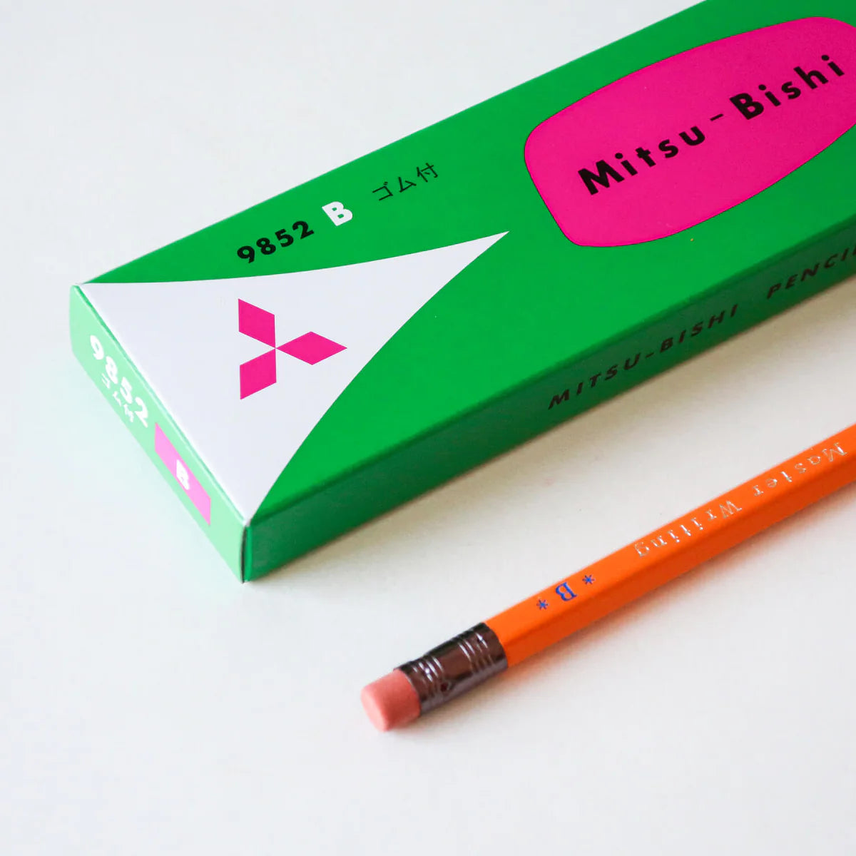 Mitsubishi Pencil with Eraser 9852