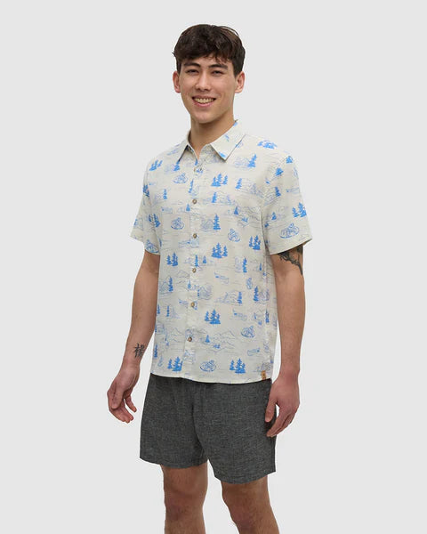 M Redwood Shirt - White Oak Heather / Lake Sasquatch (S26)