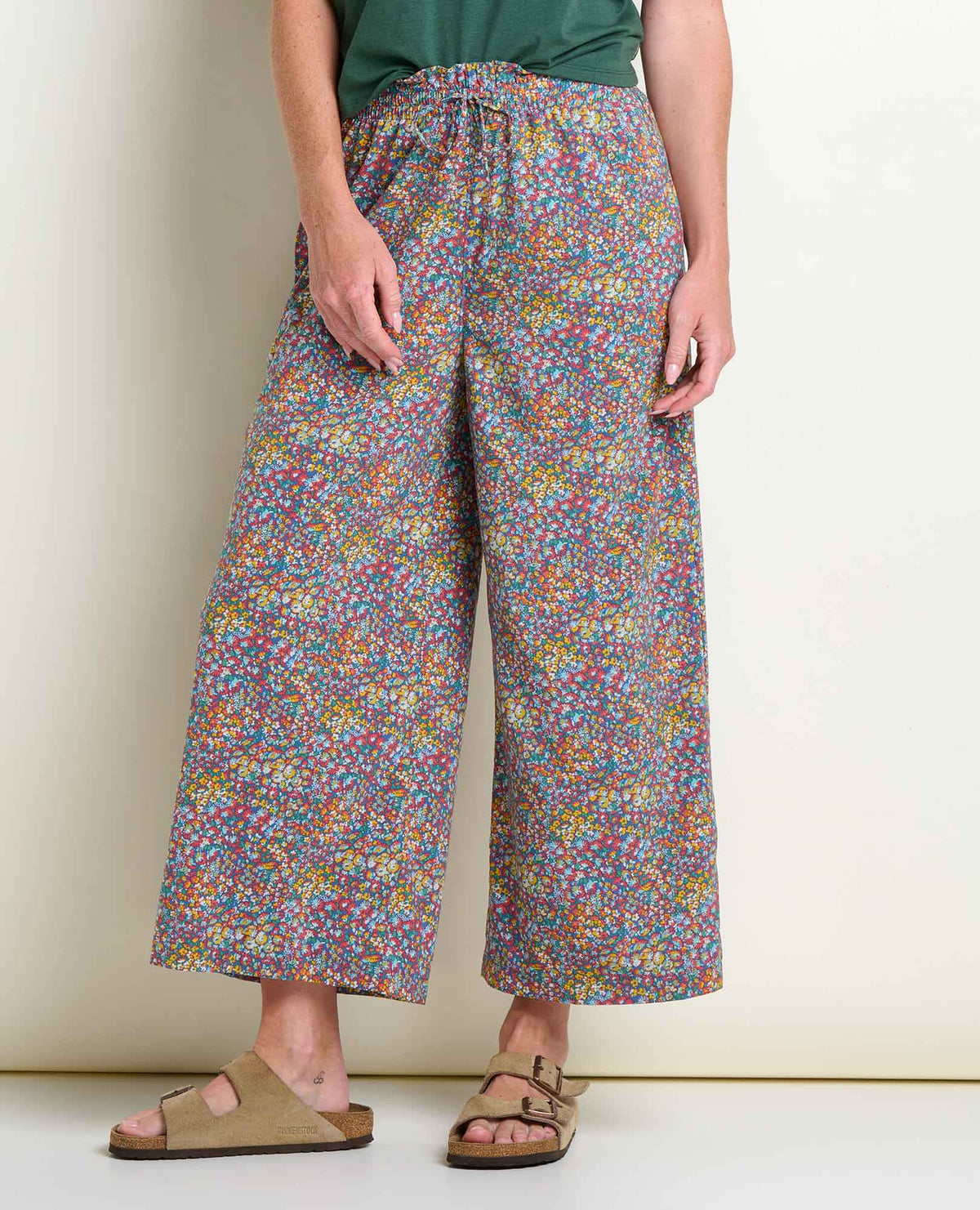 Sunkissed Wide Leg Crop Pant  -  Print (S26)