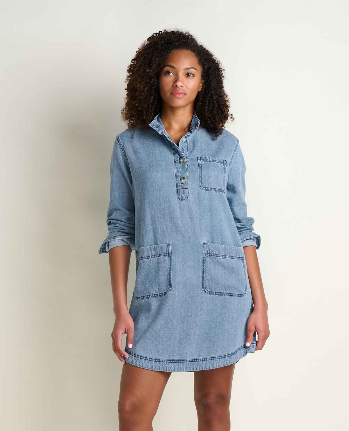 W’s Pinon Soft Denim Popover Dress - Bar Harbor (F26)