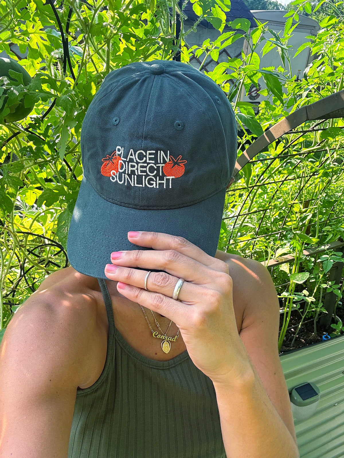 “Place In Direct Sunlight” Tomato Dad Hat