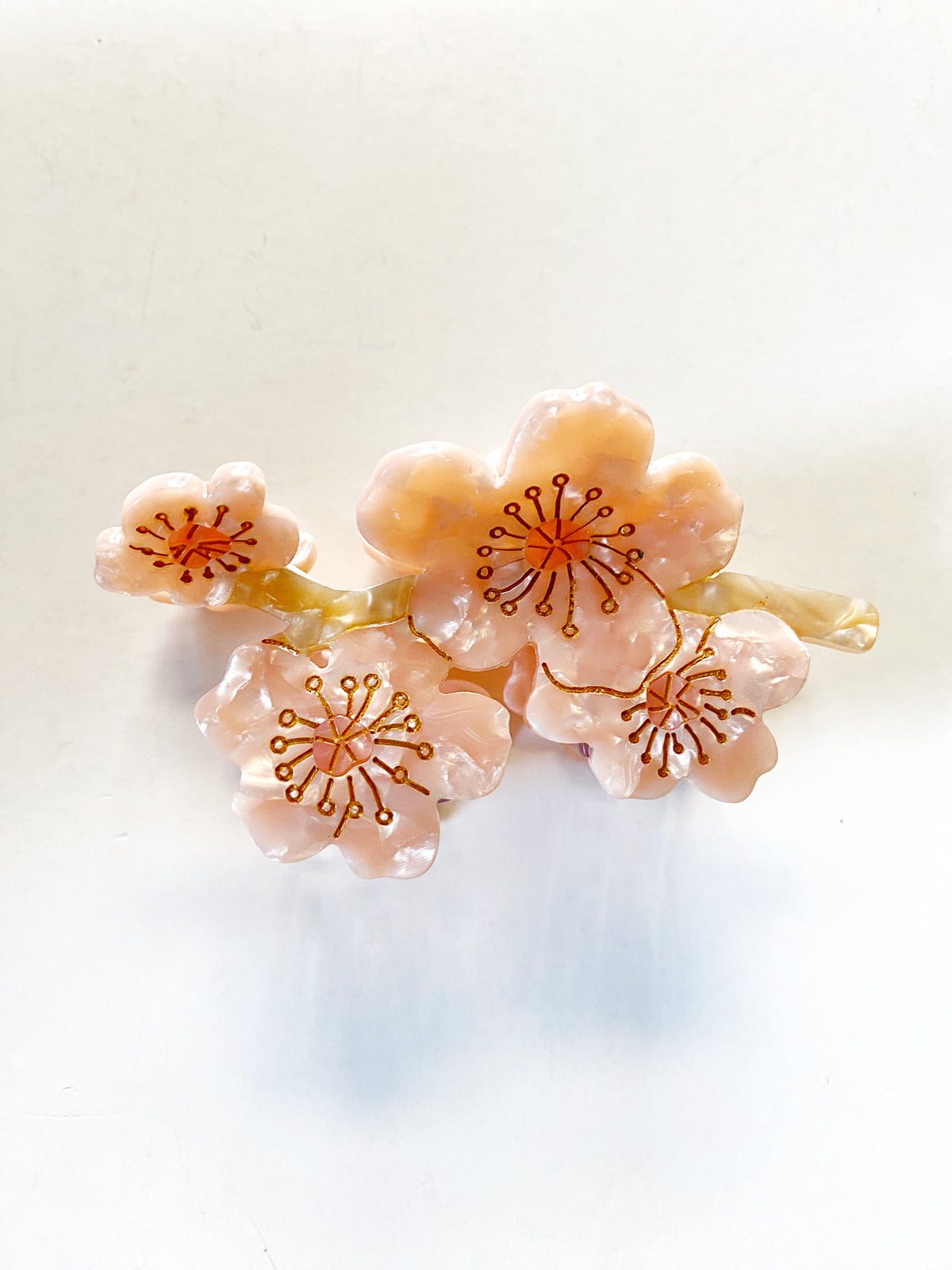 Cherry Blossoms Flower Claw Hair Clip
