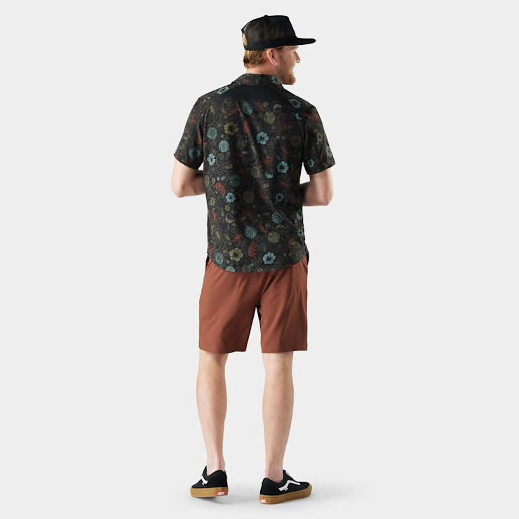 M Everyday SS Button Up - Black Paisley (S26)