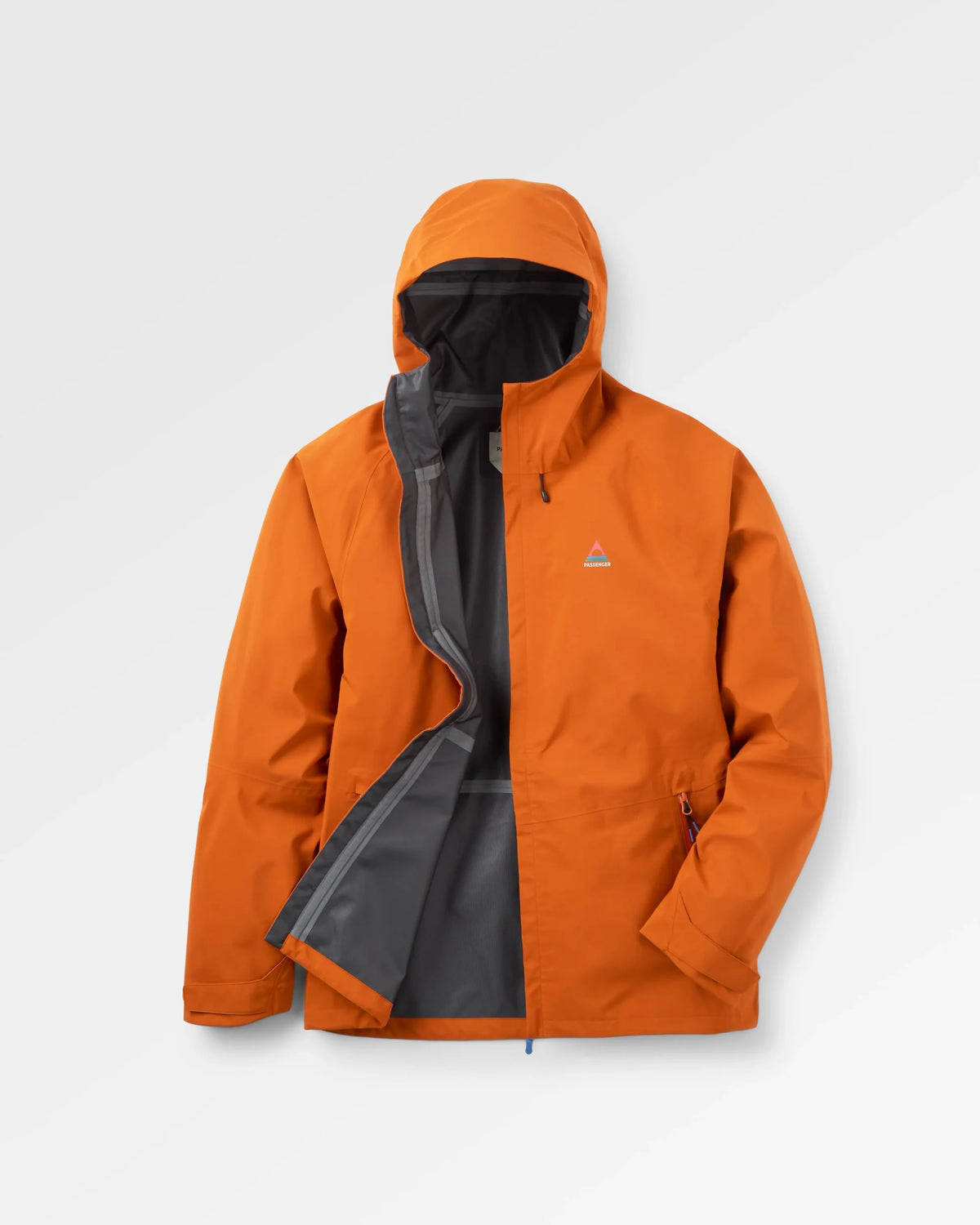 Five Season Recycled Waterproof Jacket: Sunset Orange