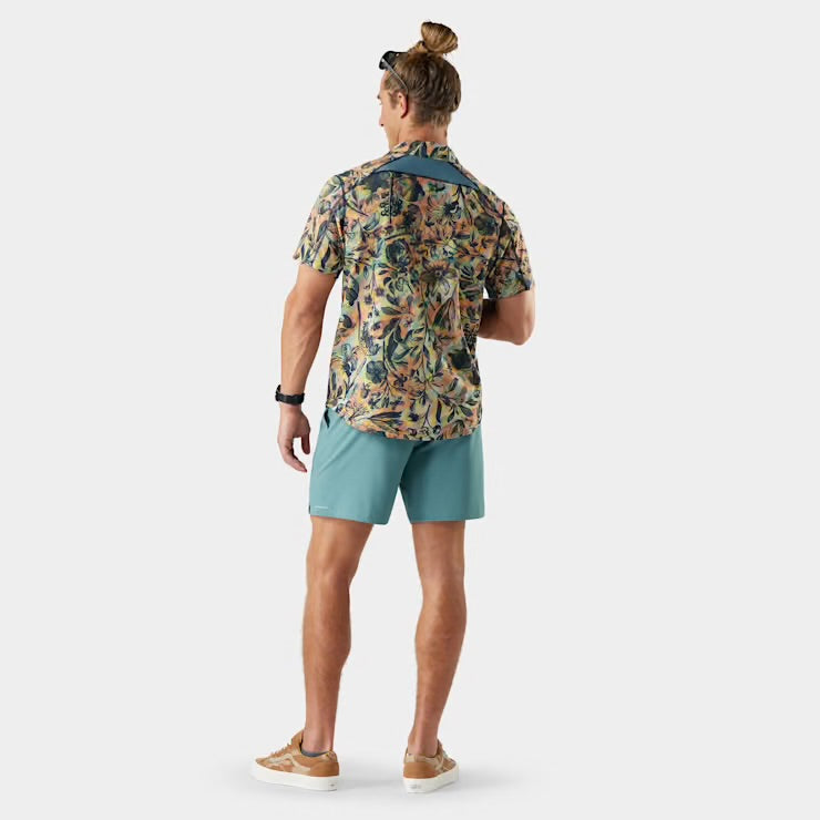 M Everyday SS Button Up - Multi Floral Party (S26)