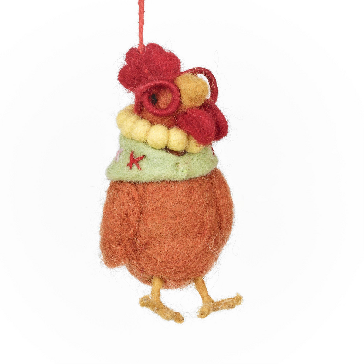 Felt Peggy the Hen Ornament