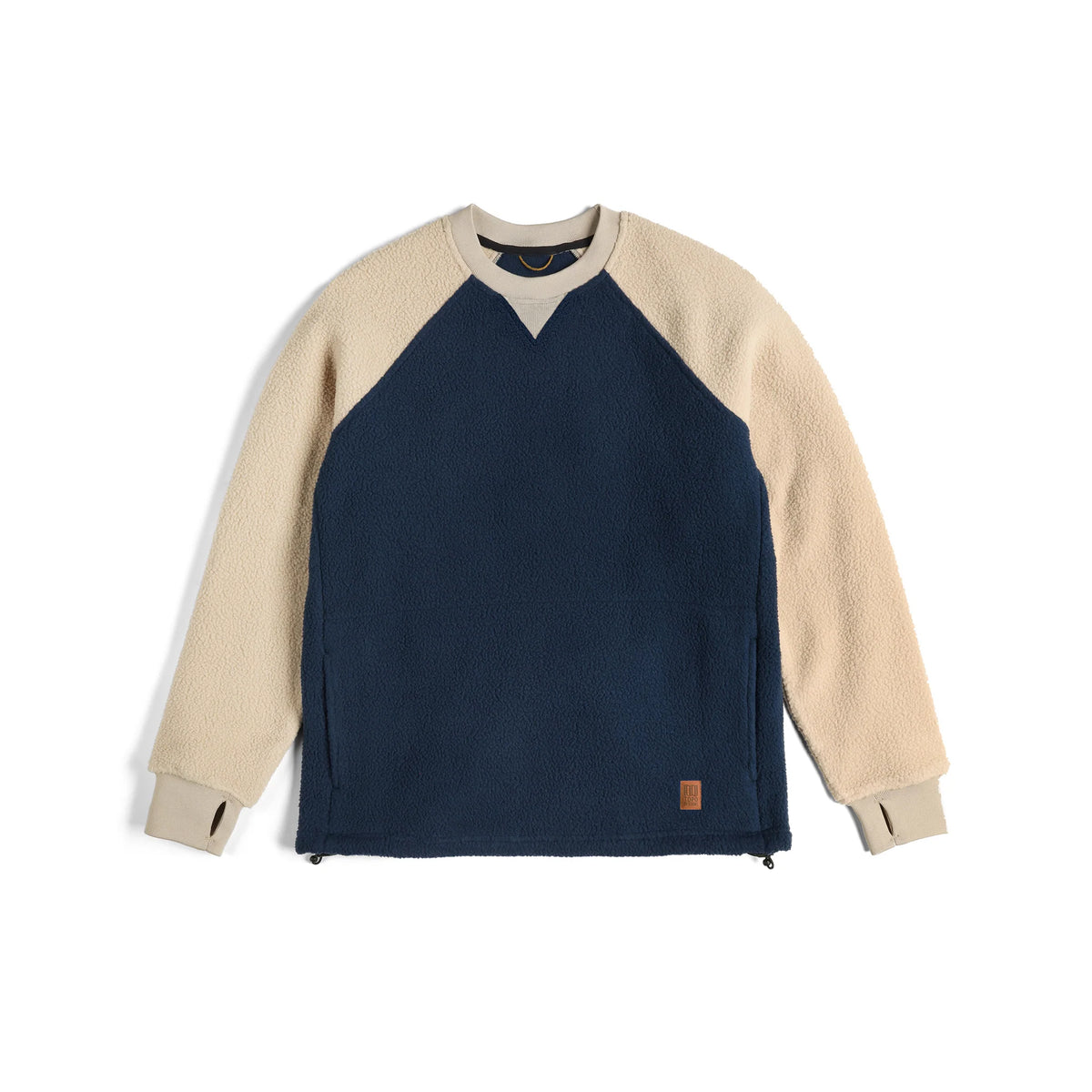 Mountain Fleece Crew Neck: Midnight / Oatmeal