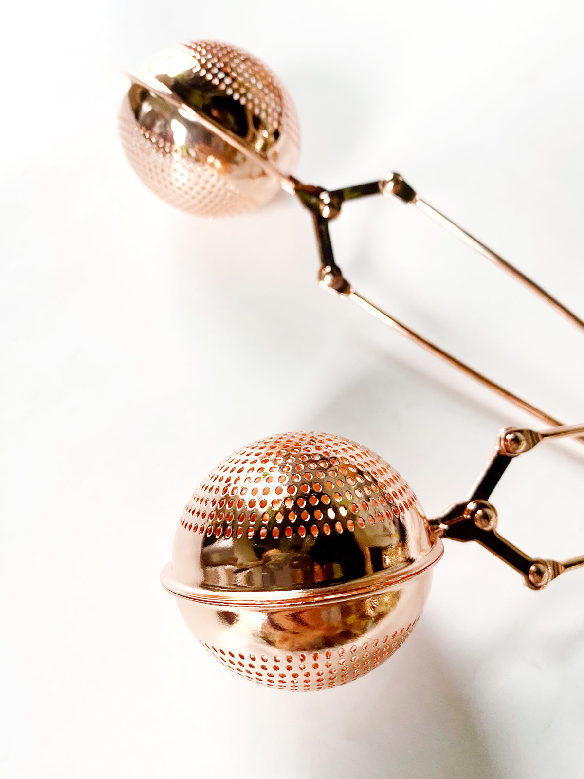 Copper Stainless Steel Tea Strainer | Infuser