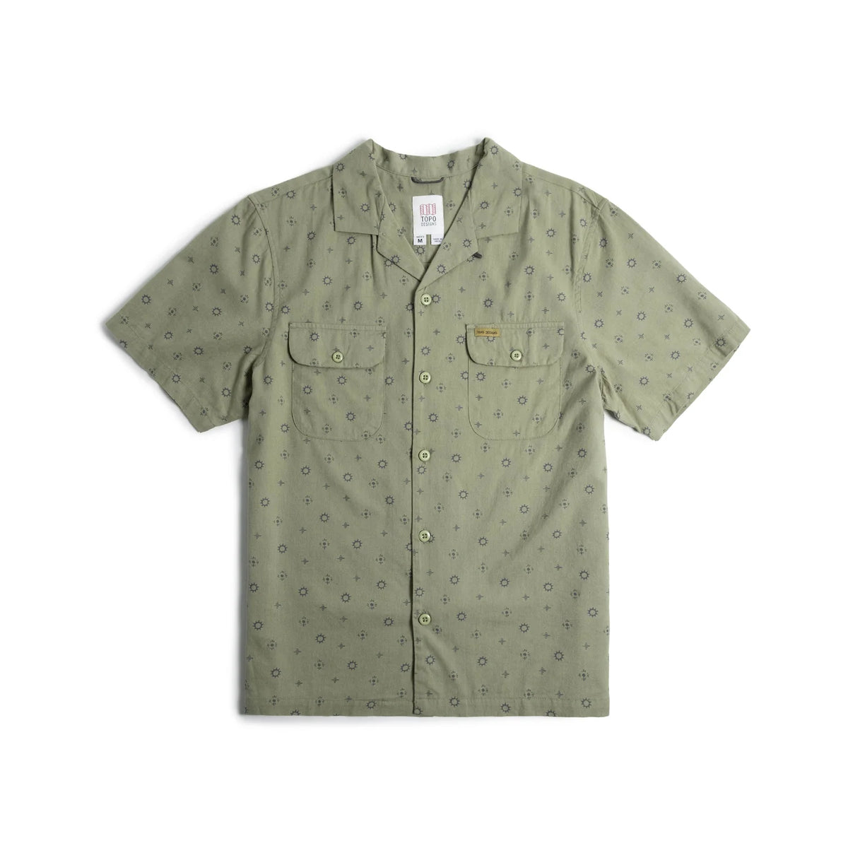 Daytripper Shirt - Tossed Motif Oil Green (S26)