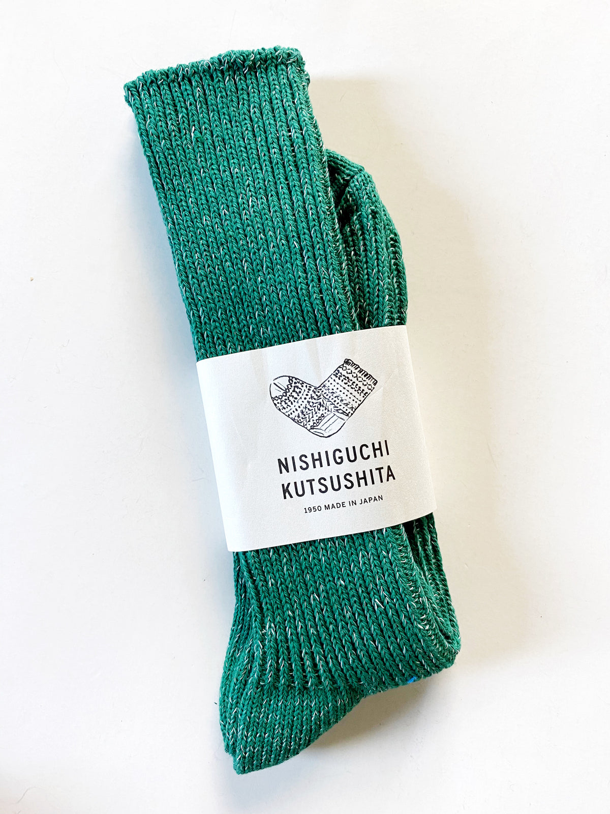 HEMP COTTON RIBBED SOCKS PARK GREEN