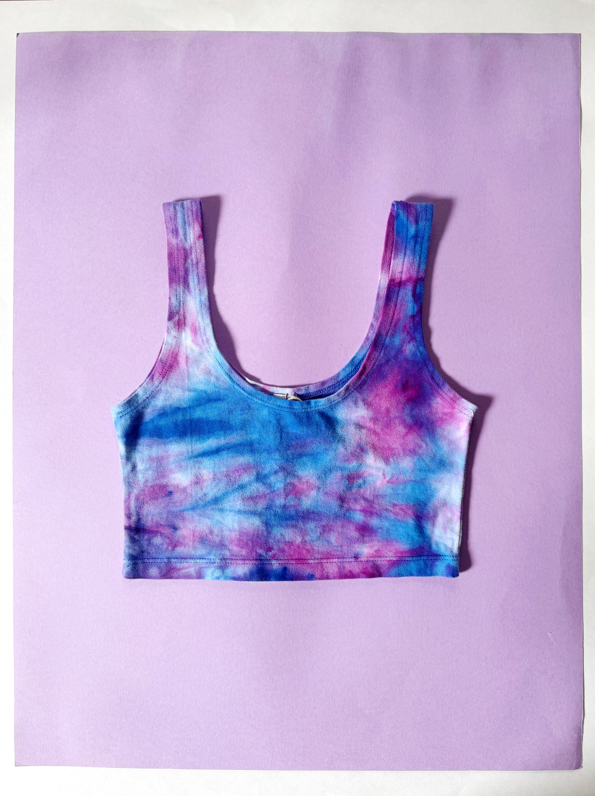 Sick Dye Tank (Blue Tie Dye)