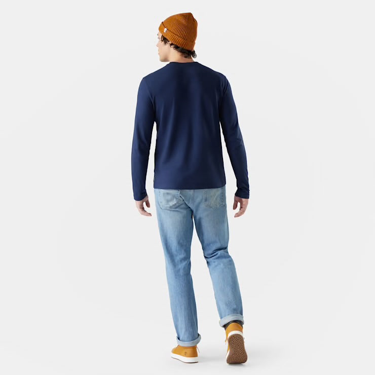 M’s Perfect LS Tee - Deep Navy