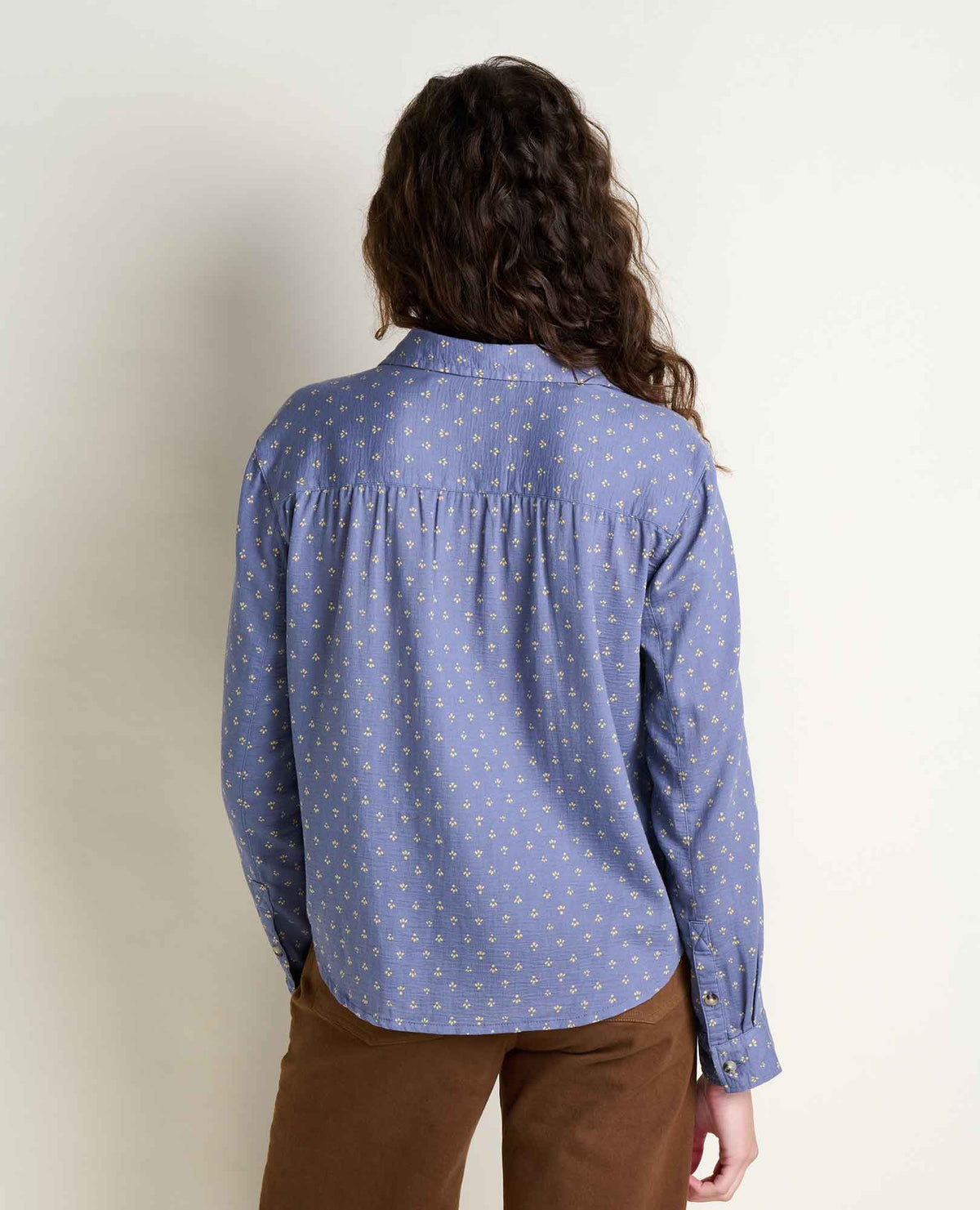 Manzana Boxy LS Shirt - Ocean Print (F26)