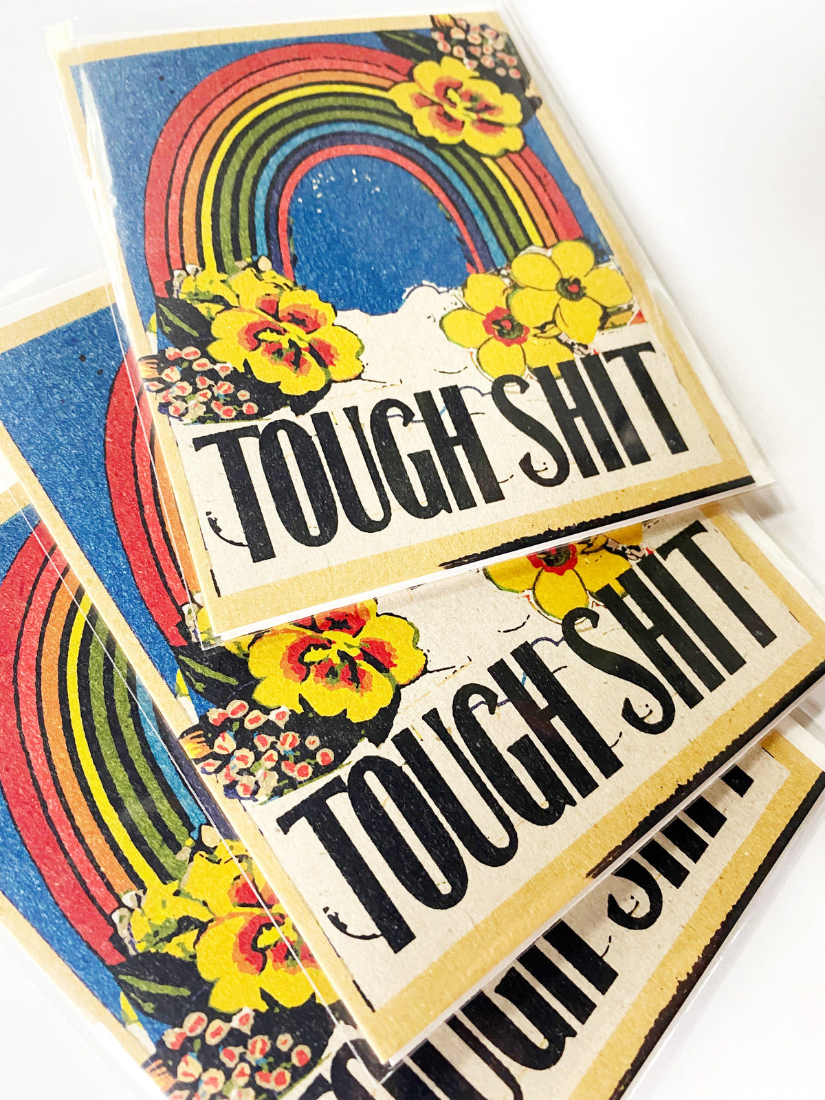 Tough Shit encouragement greeting card