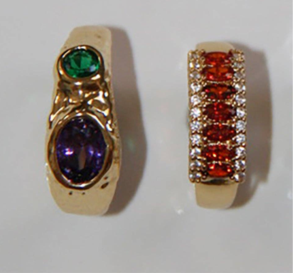 ROCKS RINGS: Gold/Tangerine