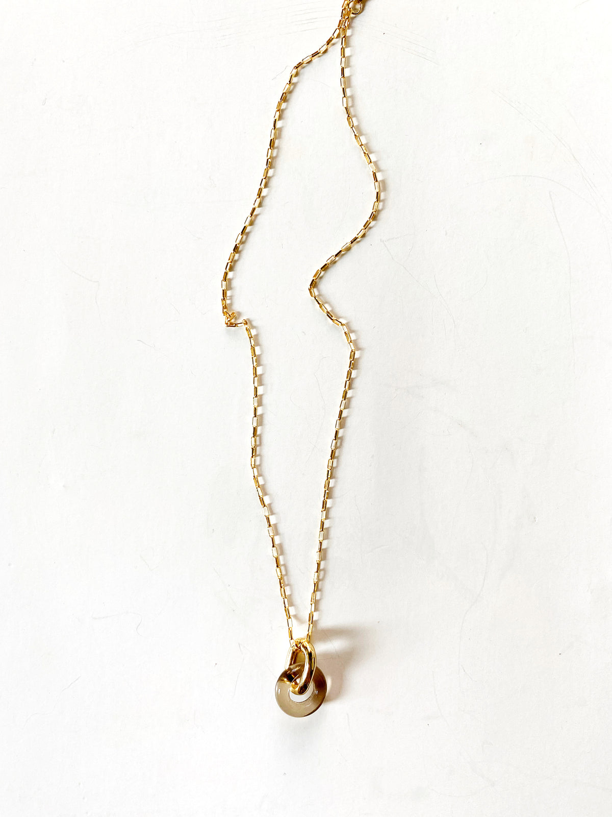 Anna Necklace - Tan: 16&quot;
