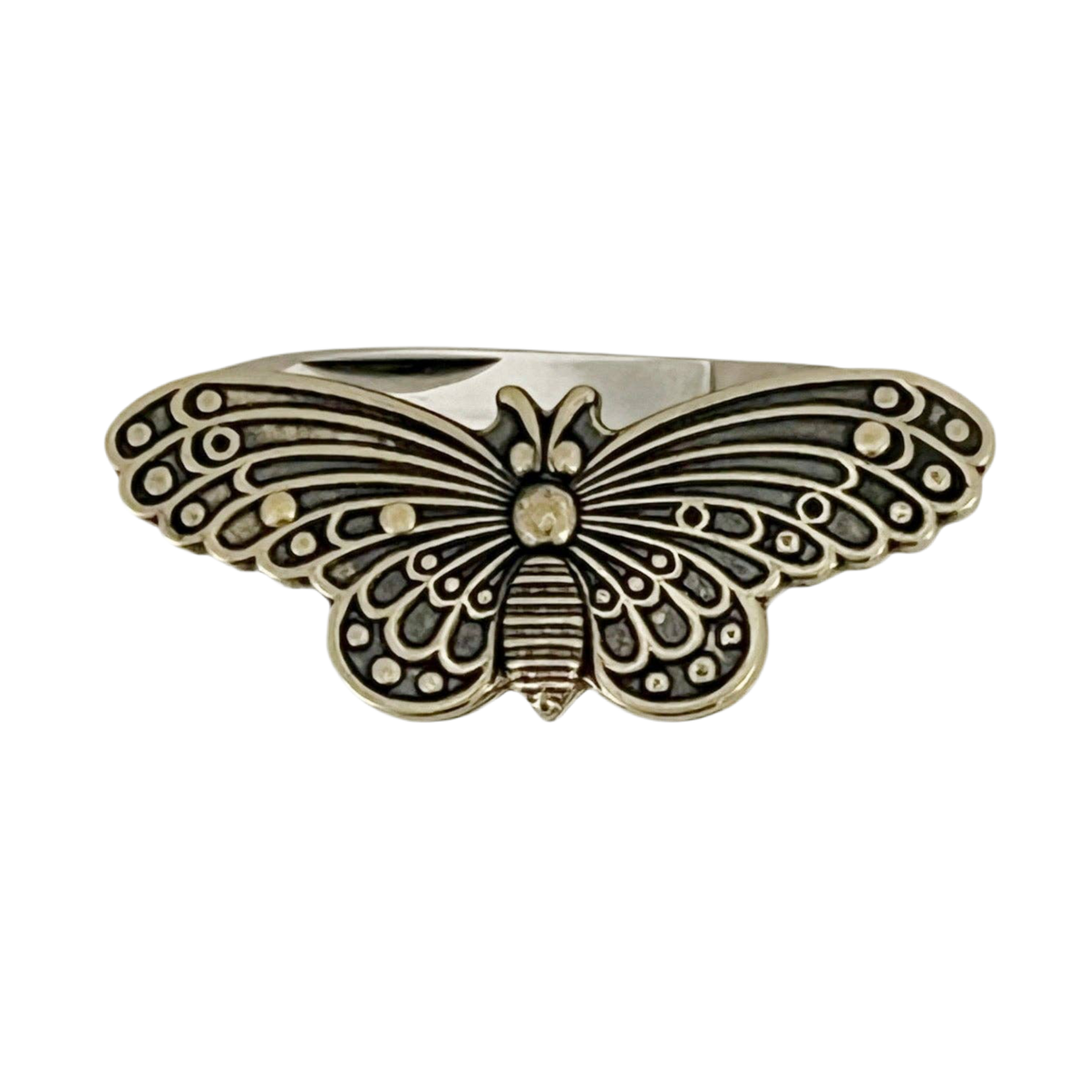 Cute Little Brass Animal Pocket Knife : Butterfly
