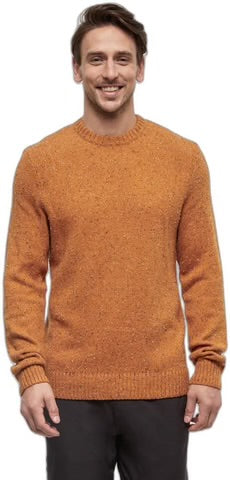 M’s Rambler (Highline Nep) Crew Sweater - Burnt Caramel Nep