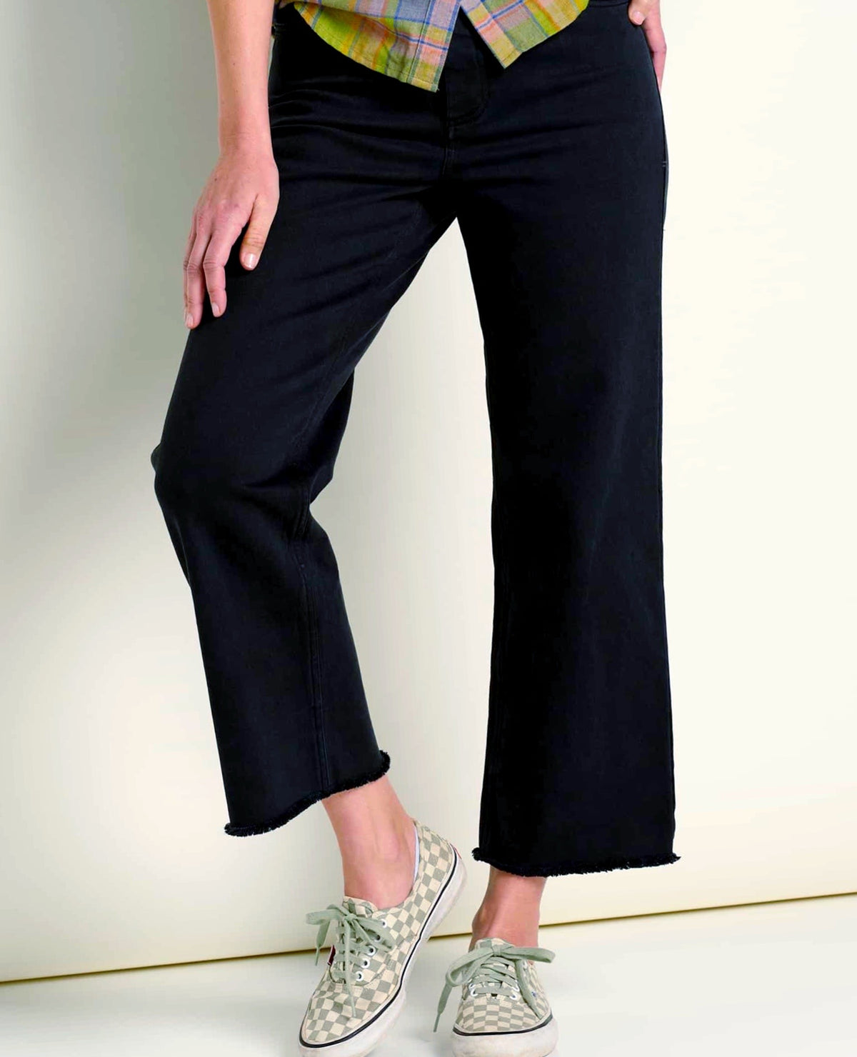Balsam Seeded Cutoff Pant (Washed Black)