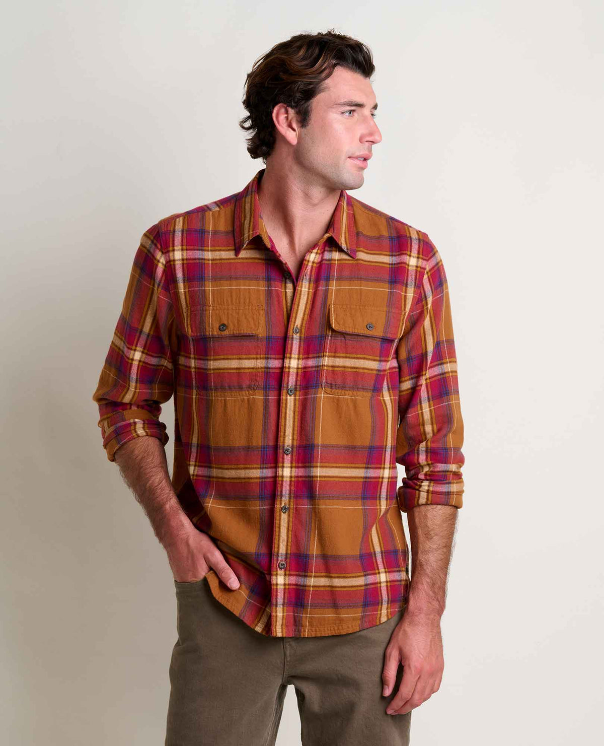 Creekwater Flannel LS Shirt - Tabac