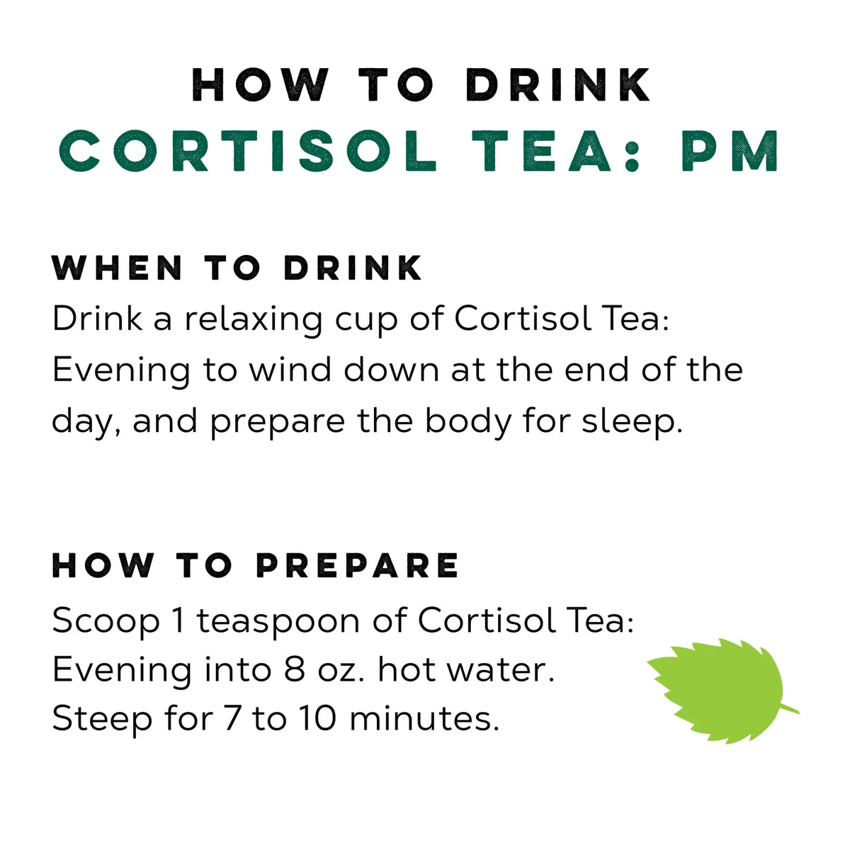 Cortisol Night Time Tea