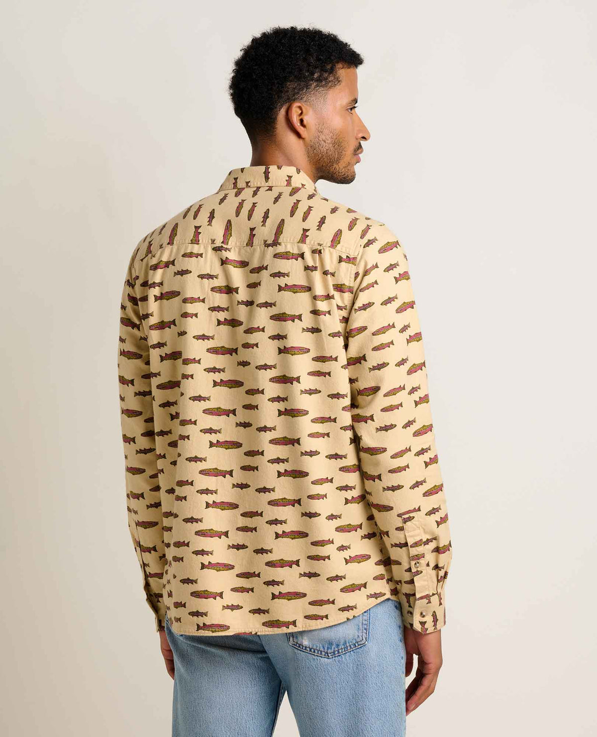 Pinevale LS Shirt - Chai Trout Print