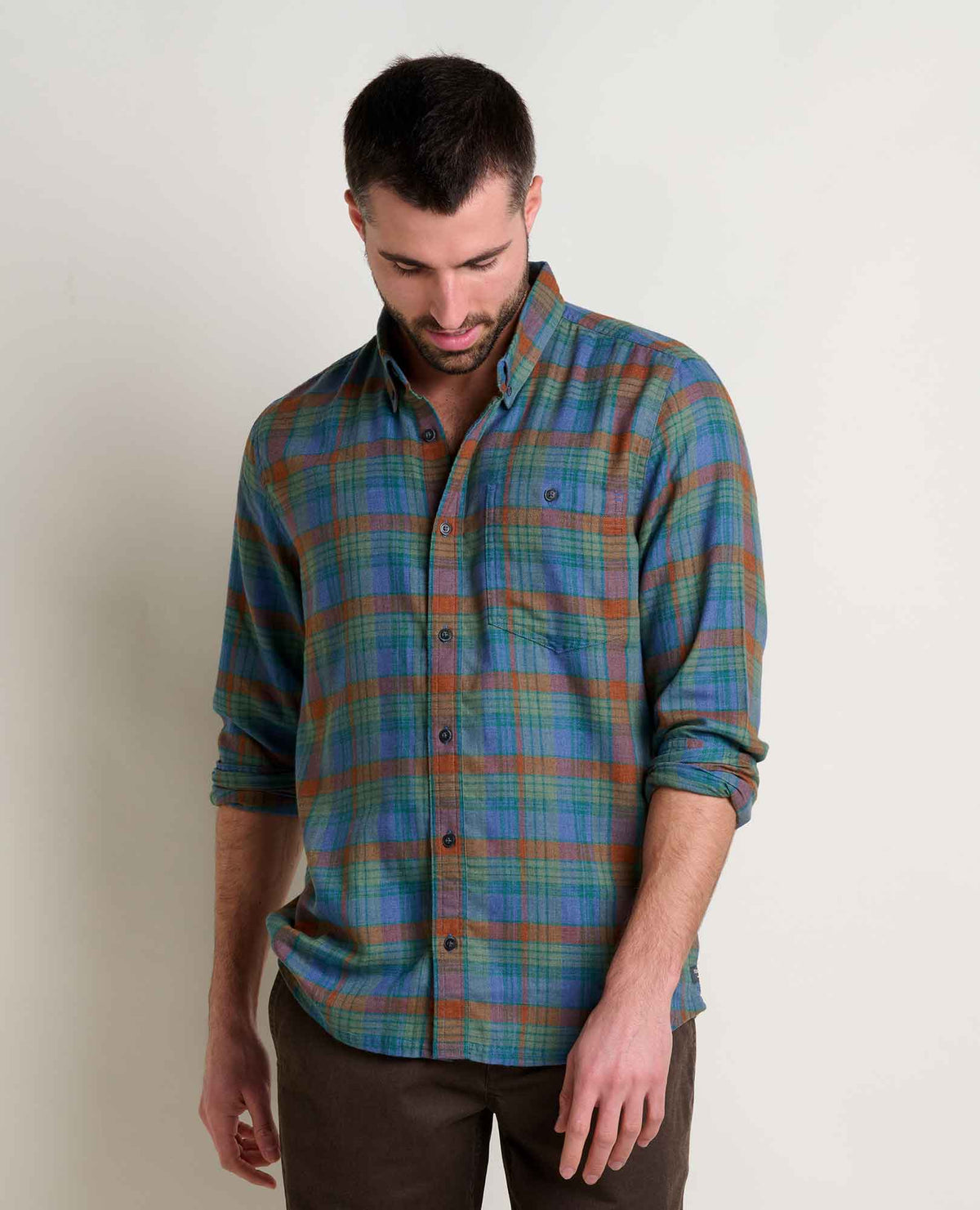 Airsmyth LS Shirt-Dark Roast Madras