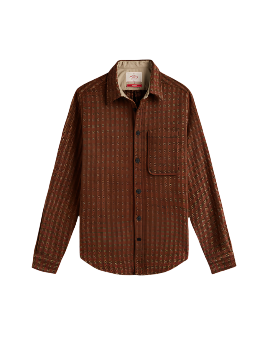 Merino Tweed - Brown