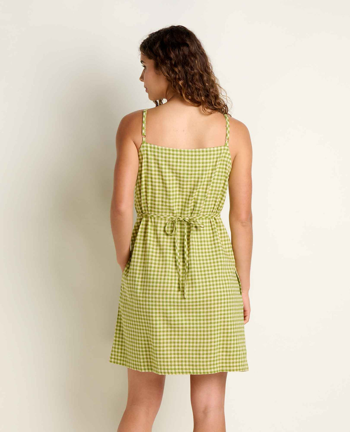 W’s Taj Hemp Tank Dress - Woodbine Pattern (S26)