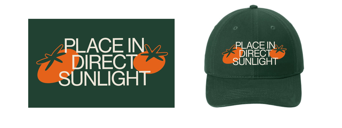 “Place In Direct Sunlight” Tomato Dad Hat