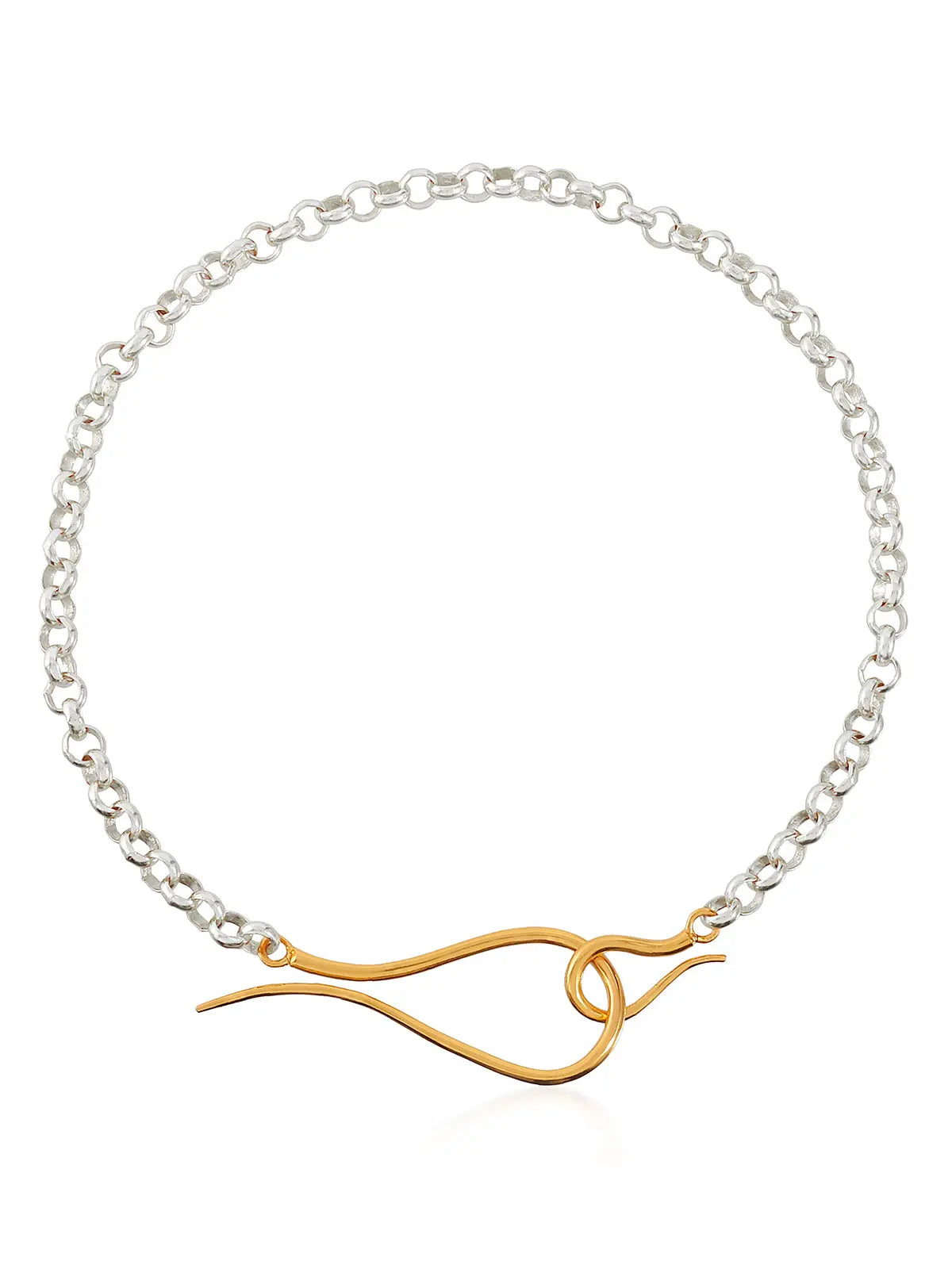 HOOK NECKLACE SILVER