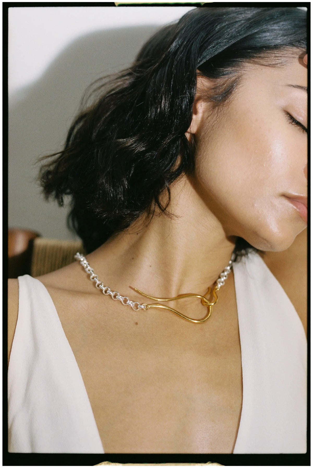 HOOK NECKLACE SILVER