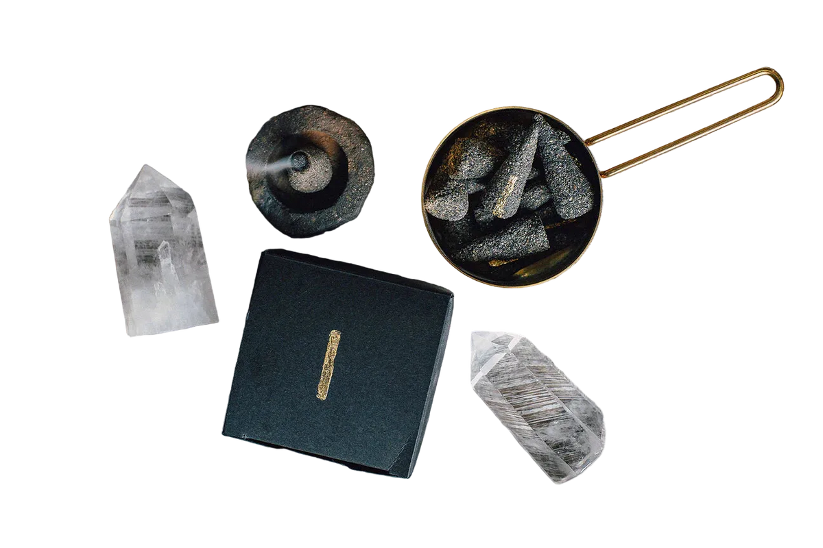 COPAL & ORO INCENSE - 14 CONE BOX w Burner