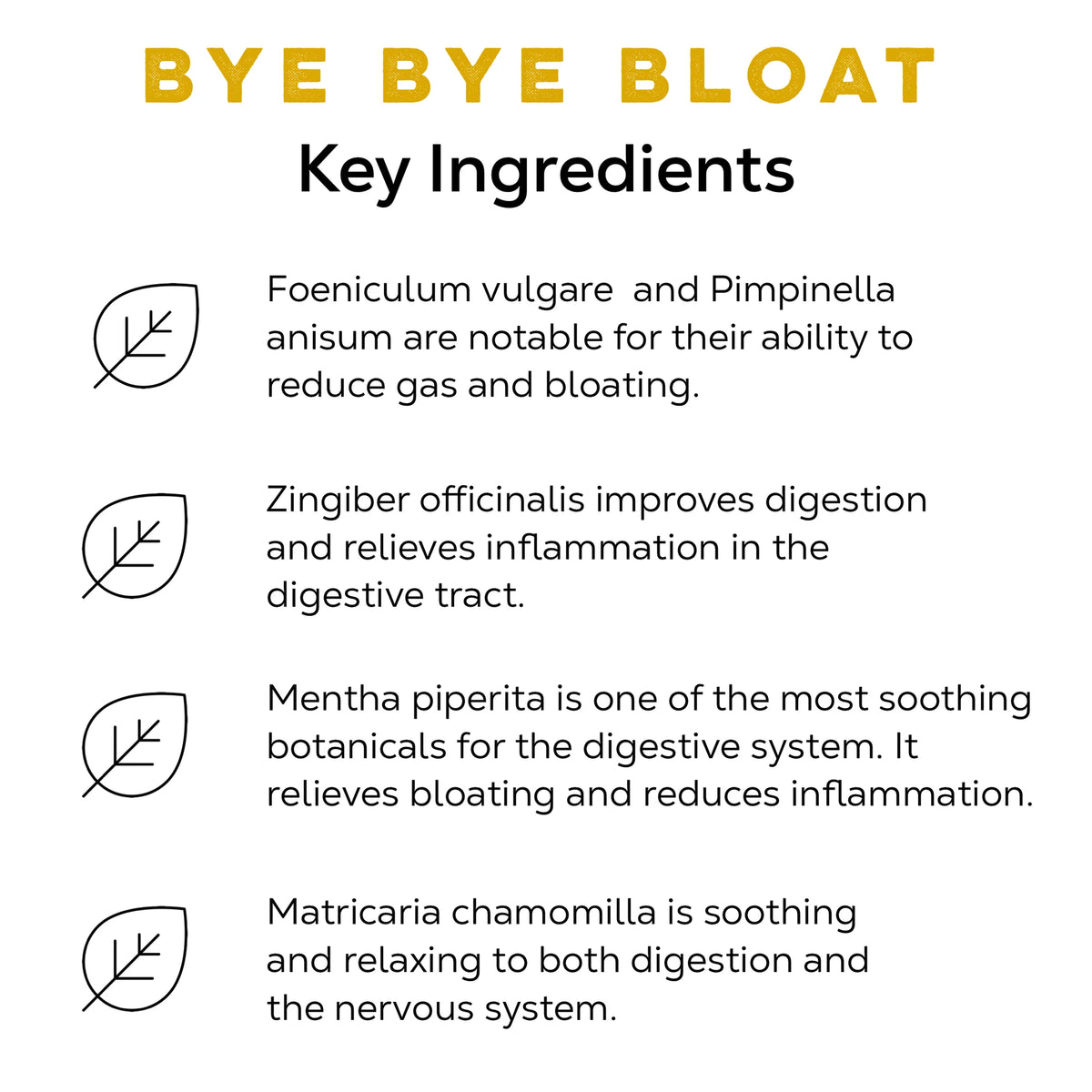 Bye bye bloat tea