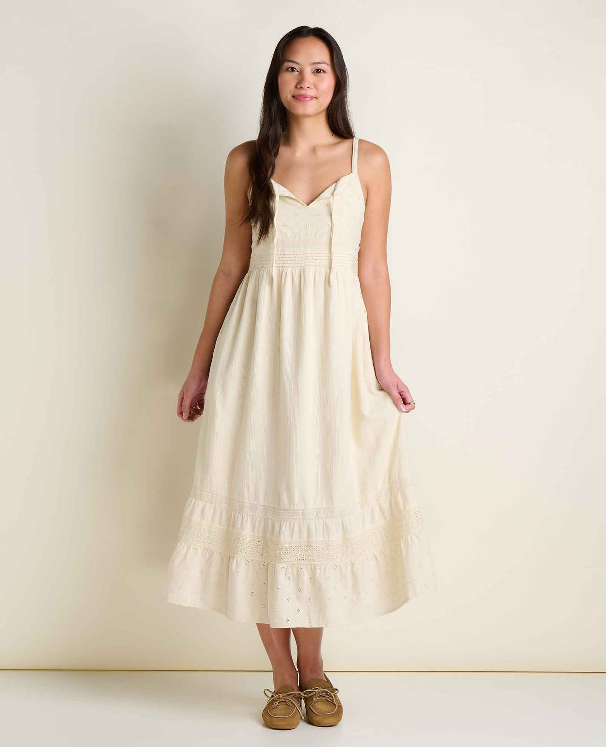 Airscape Tank Midi Dress - Salt Dobby (S26)