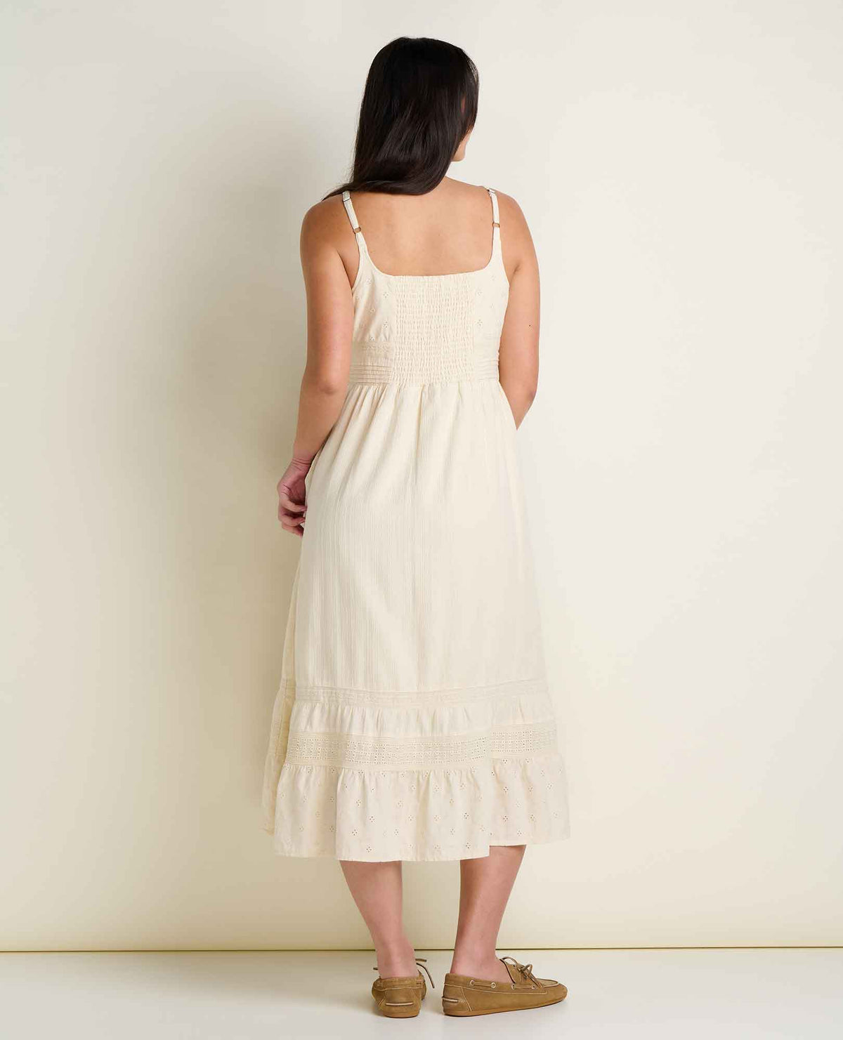 Airscape Tank Midi Dress - Salt Dobby (S26)