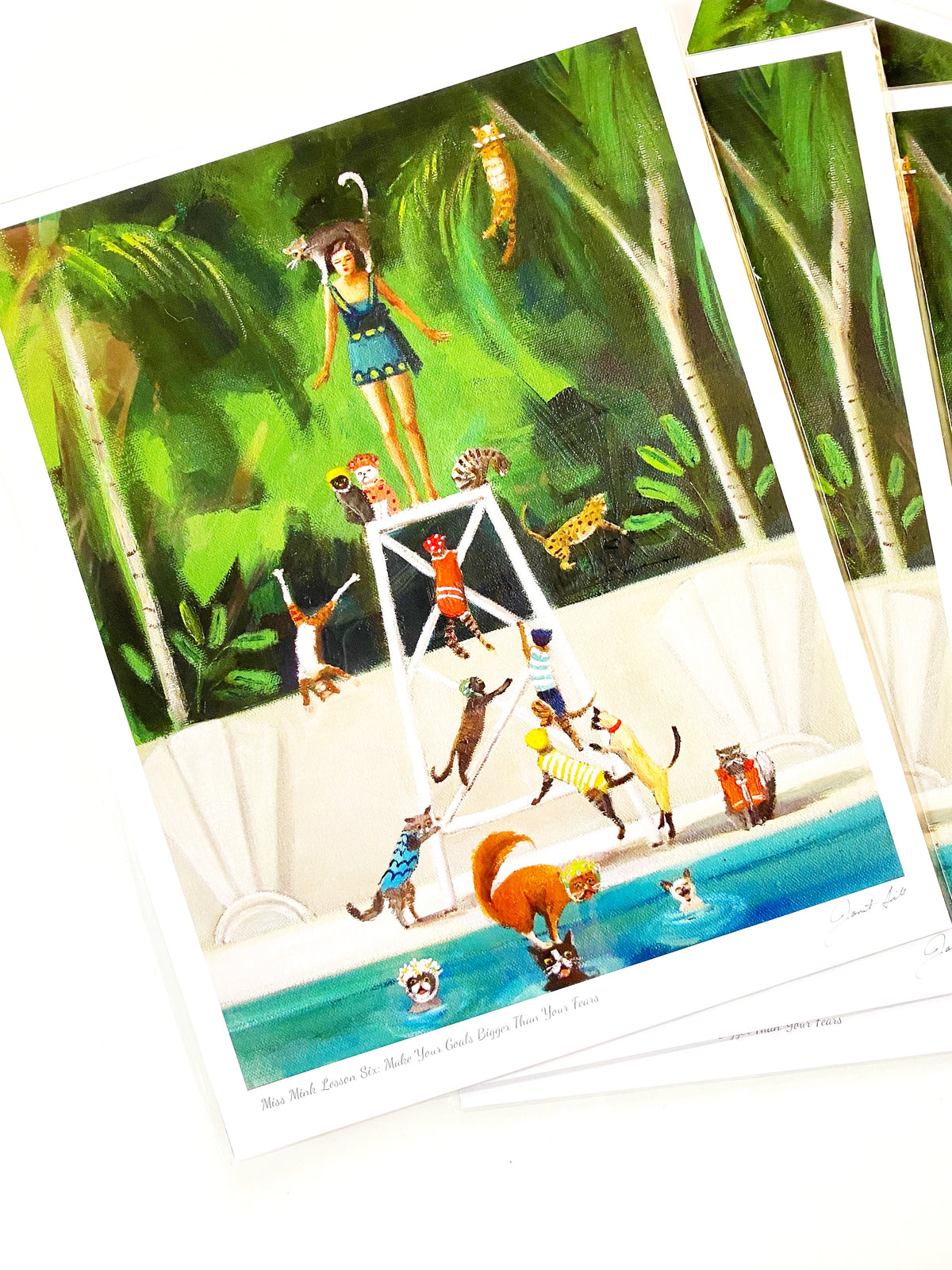 Miss Mink Lesson 6 Art print
