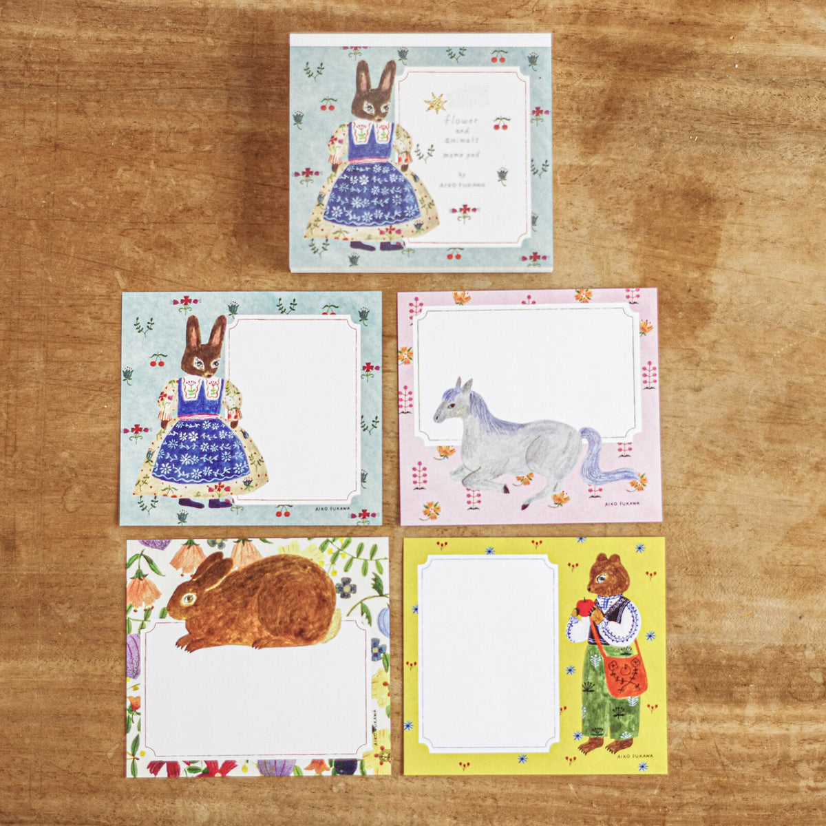 Memo Pad cozyca products Bunny Aiko Fukawa Block