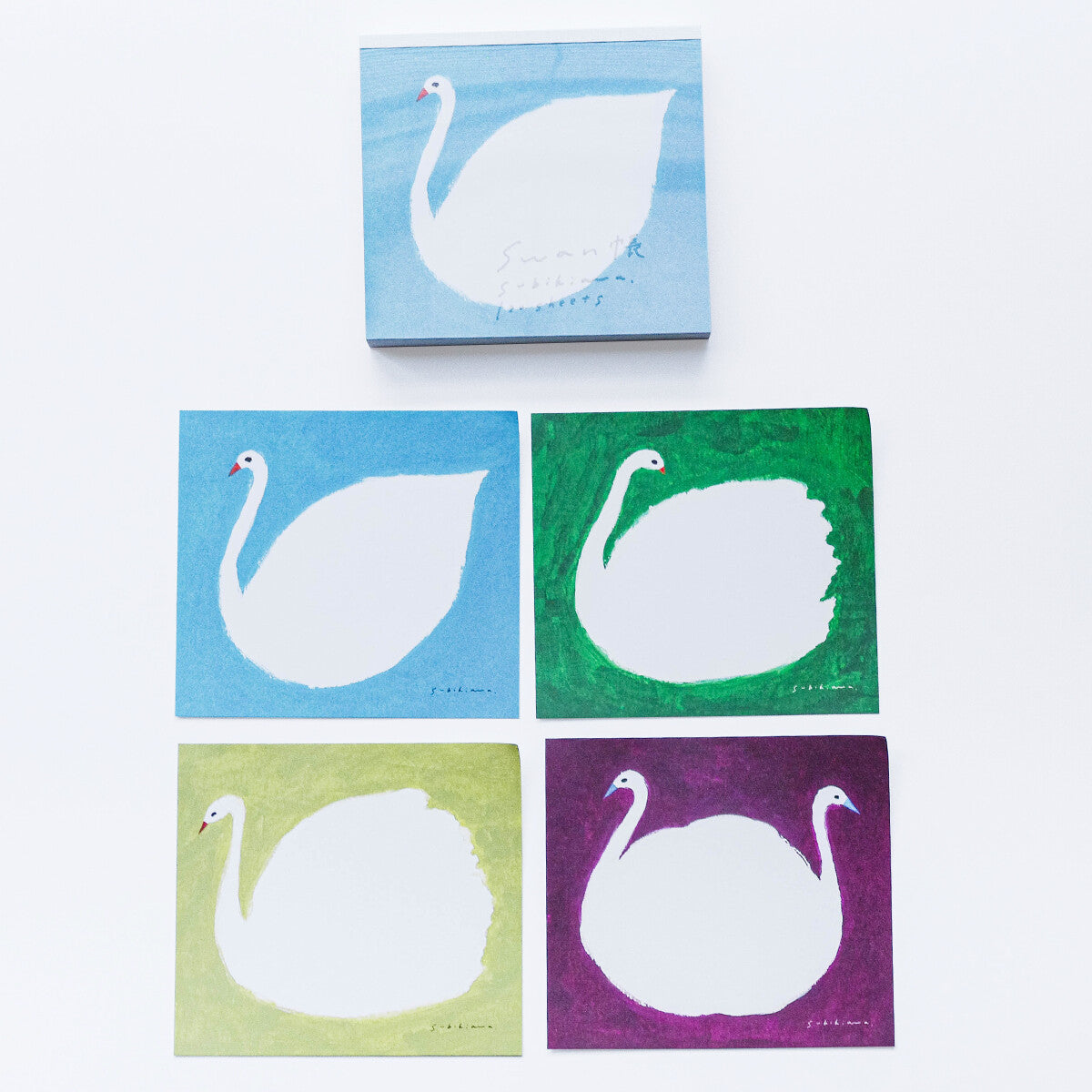 Memo Pad cozyca Swan Aiko Fukawa Block