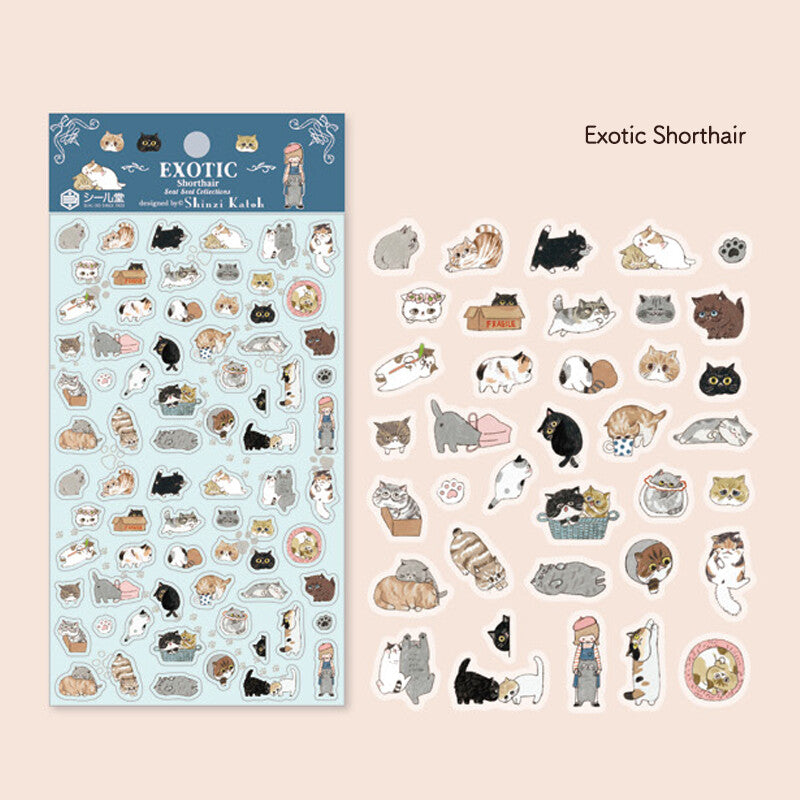 Planner Stickers - Domestic Shorthair