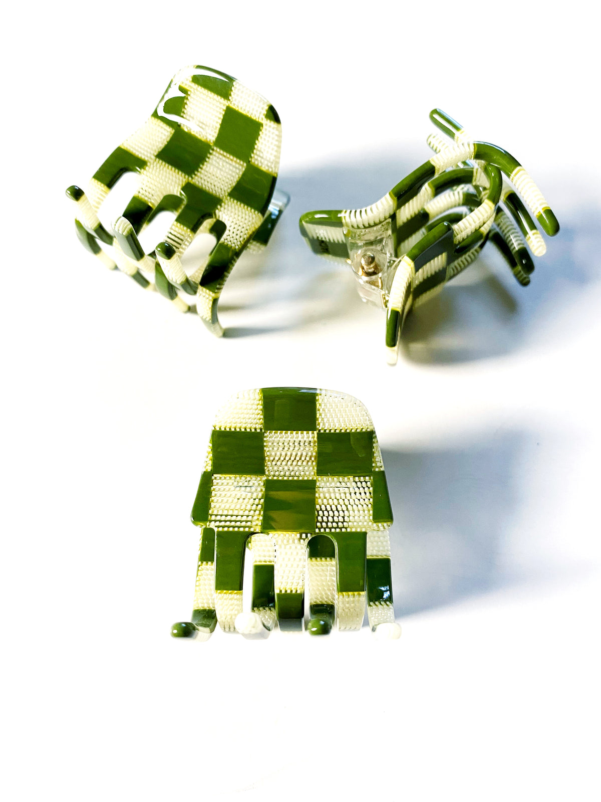 Mini Claw - Green Checker