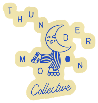 Thunder Moon Character Sticker