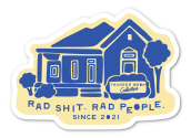Rad Shit Rad People Sticker