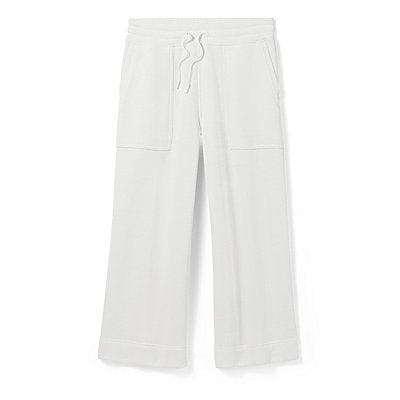 Smartwool: Recycled Terry Crop Wide Leg Pant Almond